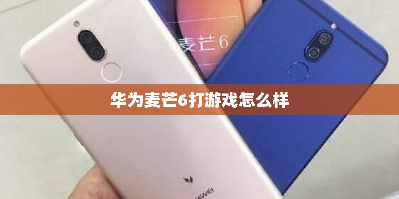 华为麦芒6打游戏怎么样