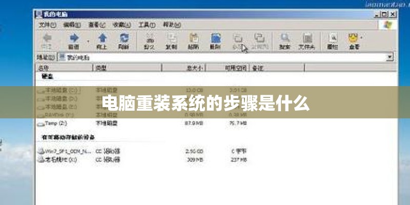 电脑重装系统的步骤是什么